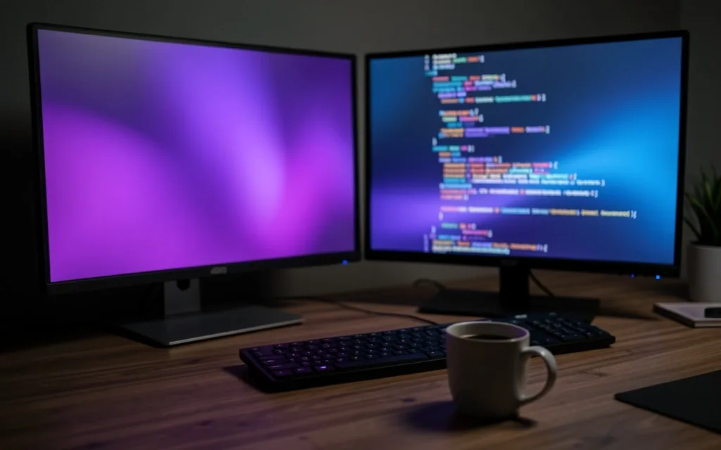 Espacio de trabajo de un desarrollador web